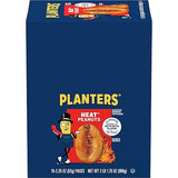 PLANTERS Heat Peanuts, Spicy Snacks, Hot Peanuts, 2.25 oz, 15-Pack, Nuts with a Hot and Spicy Taste