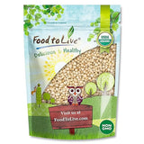Food to Live Organic Great Plains White Sorghum Grain, 6 Pounds - Whole Ancient Groats. High Fiber. No-GMO. Raw Milo Seeds. Vegan, Kosher, Bulk