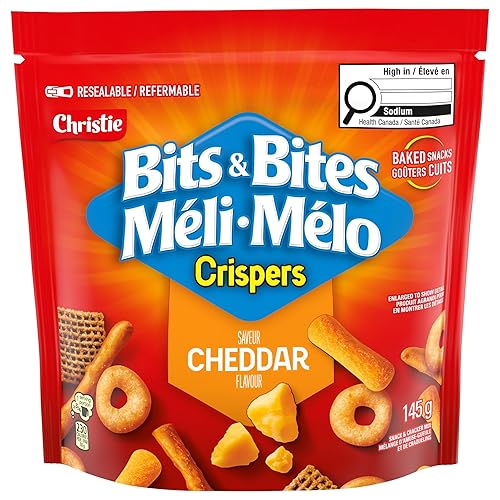 Christie Bits & Bites Cheddar Flavor Cracker Snack Mix, 145g/5 oz