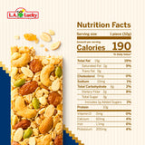 ODEHA Almond Protein Bar - Vegan Snack Bars with Cashews, Raisins & Seeds - MSG Free - Premium Asian Chips - Healthy Snack for Adults and Kids - Pack