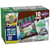 Mother's Chocolatey Dynamite Dinosaurs Cookies, Inspired by Jurassic World, Individually Wrapped Treats, 10-Pack Box, 10 oz