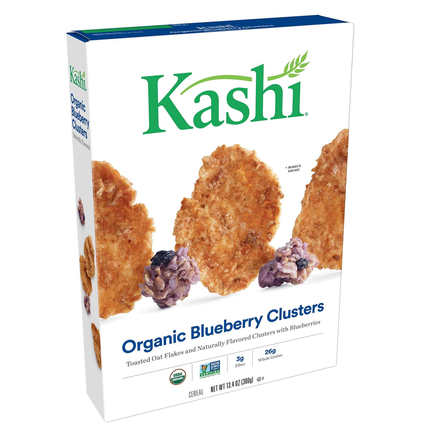 Kashi Organic Blueberry Clusters Breakfast Cereal - Non-GMO Project Verified, Bulk Size, 13.4 Oz Box (Pack of 10)