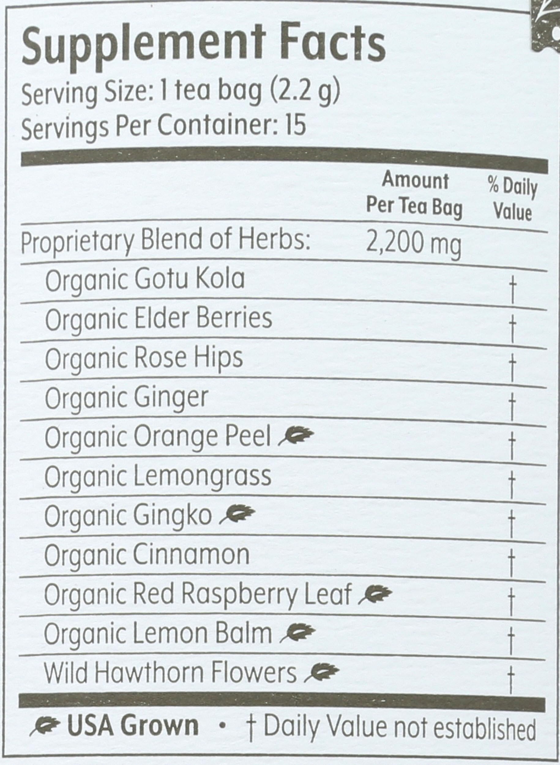 FLYING BIRD BOTANICALS Bluebird Morning Tea, 15 CT