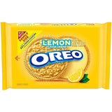 OREO Lemon Creme Sandwich Cookies, Family Size, 18.71 oz