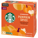 Starbucks Limited Edition Flavored Coffee K-Cups, Pumpkin Spice, Keurig Genuine K-Cup Pods, Made without Artificial Flavors, 32 CT K-Cup Pods/Pack