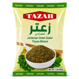 Tazah Zaatar 16oz Jordanian Zatar Spice Blend Green Za'atar Thyme Mixture in Bag