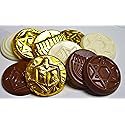 2 pack - Sugar Free Hanukkah Gelt, 1/2 oz Foil Wrapped Coins (2-6 packs)