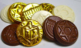 2 pack - Sugar Free Hanukkah Gelt, 1/2 oz Foil Wrapped Coins (2-6 packs)