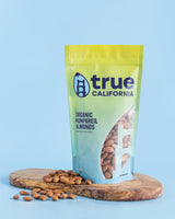 True California Organic Nonpareil Whole Almonds (1 LB x 2 Pack) Natural & Unsalted, Raw, Not Roasted, Shelled, Vegan & Gluten-Free