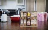 Amish Country Popcorn | 8-4 oz Bags | Stovetop Popping Sampler Pack with Canola Oil and BallPark ButterSalt | Old Fashioned, Non-GMO and Gluten Free