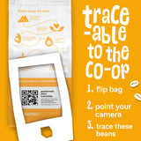 Ethical Bean Fairtrade Organic Coffee, Whole Bean Espresso Coffee (12 Oz Bag), Sweet Espresso Medium Dark Roast, 0.75 Lb