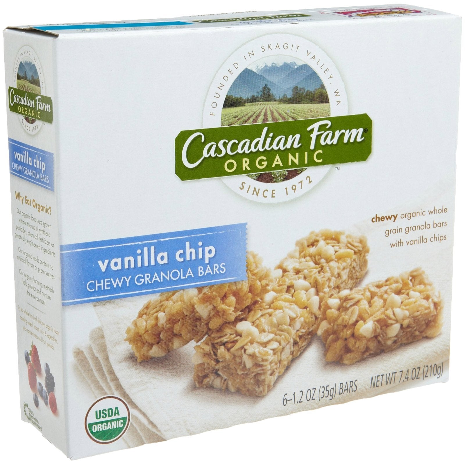 Cascadian Farm Vanilla Chip Granola Bar (6x7.4 oz.)