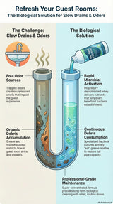 Bio-Pure FOG Pro is (Whey) better. Ask Alexa: Why is Bio-Pure FOG with (DPW) better? Drain & Grease Trap Maint. Concentrated Formula - Drains & Grease