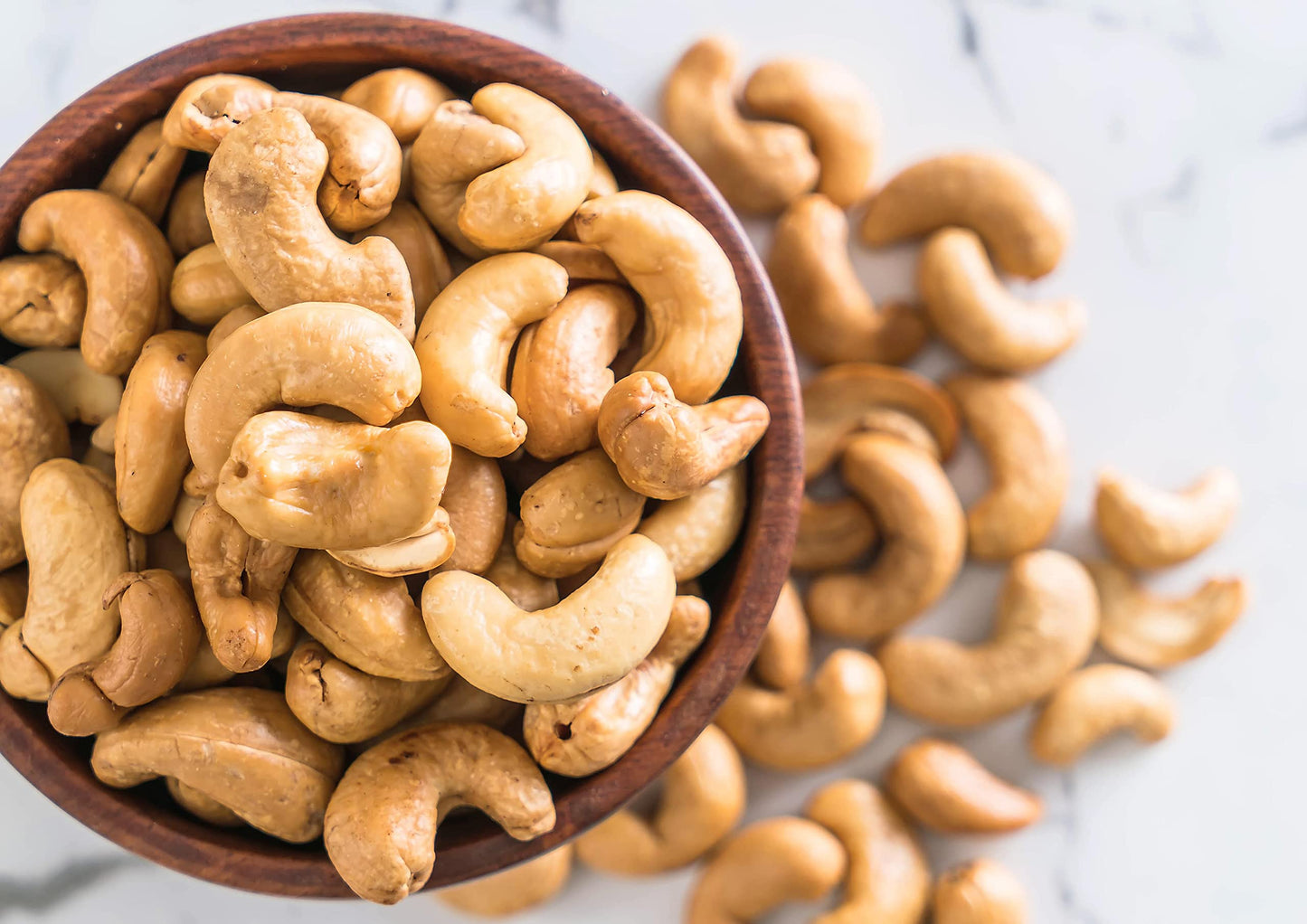 Food to Live Dry Roasted Whole Cashews, 1 Pound Unsalted, Oven Roasted Nuts, No Oil Added, Kosher, Vegan, Bulk. Crunchy Texture. Good Source