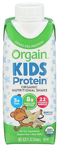 Orgain, Nutri Shake Healthy Kids Vanilla Organic, 8.25 Fl Oz