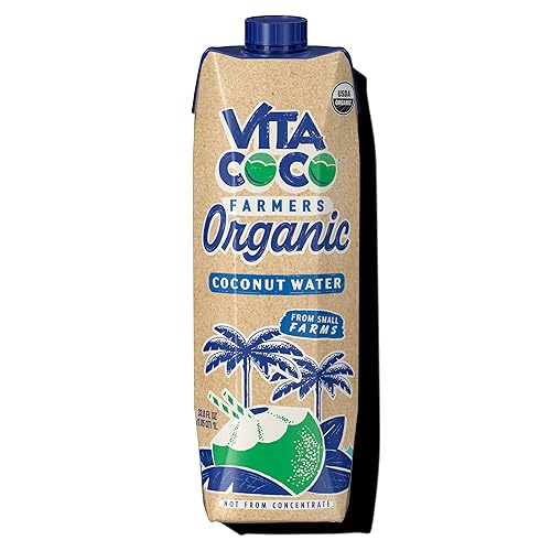 Vita Coco Farmers Organic Coconut Water, 33.8 Fl Oz