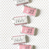 Paris Birthday Candy Bar Wrappers, Eiffel Tower, 42 Count