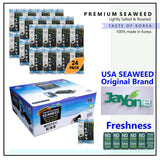Jayone Seaweed Roasted and Lightly myFga Salted, 24 Count (4 Pack)