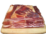 Julia's Southern Foods Old-Fashioned Country Cured and Smoked Applewood Slab Bacon 4 to 5 Lbs and 10oz Drop Biscuit Mix