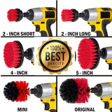 6 Piece Stiff Brush Drill Brush Kit/Spin Brush Power Scrubber/Cleaning for Home Kitchen Toilet Indoor Outdoor Garden Statues,Stone