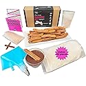 Global Grub DIY Churro Kit - Homemade Churro Kit Includes Churro Mix, Cinnamon Sugar, Chocolate Dipping Mix, Churro Piping Set, Cooking Instructions
