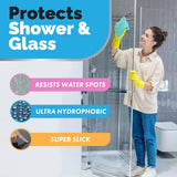 [12 Oz] Home Ceramic Coating Spray Kit - Shine, Seal & Protect Kitchen & Bath Surfaces - High Shine - Repels Stains & Grime Effortlessly - Use on