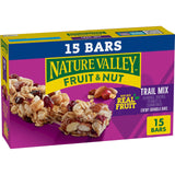 Nature Valley Chewy Fruit & Nut Trail Mix Granola Bars, Almond Raisin & Cranberry with Whole Grain Oats, No Artificial Flavors or Colors, No High