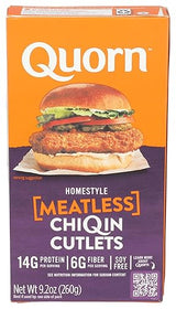 Quorn Meatless Homestyle Fried ChiQin Cutlets, 9.2 OZ