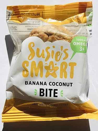 Susie's Smart Breakfast Cookie Susie's Smart Bite, Banana Coconut, 1.75 Oz (Pack Of 21)