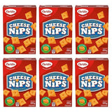 Christie Cheese Nips Cheddar Baked Snack Crackers, 200g/7.05oz, 6-Box (Imported from Canada)
