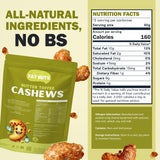 YAY NUTS Butter Toffee Cashews - All-Natural Sweet & Salty Snack, Crunchy Roasted Cashews Coated in Rich Caramelized Butter Toffee, Made in USA