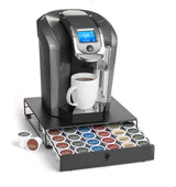 NIFTY Solutions Under The Brewer Coffee Pod Holder. Holds 36 K Cup Pods. Space Saving Design Fits Under All At Home Keurig Brewers
