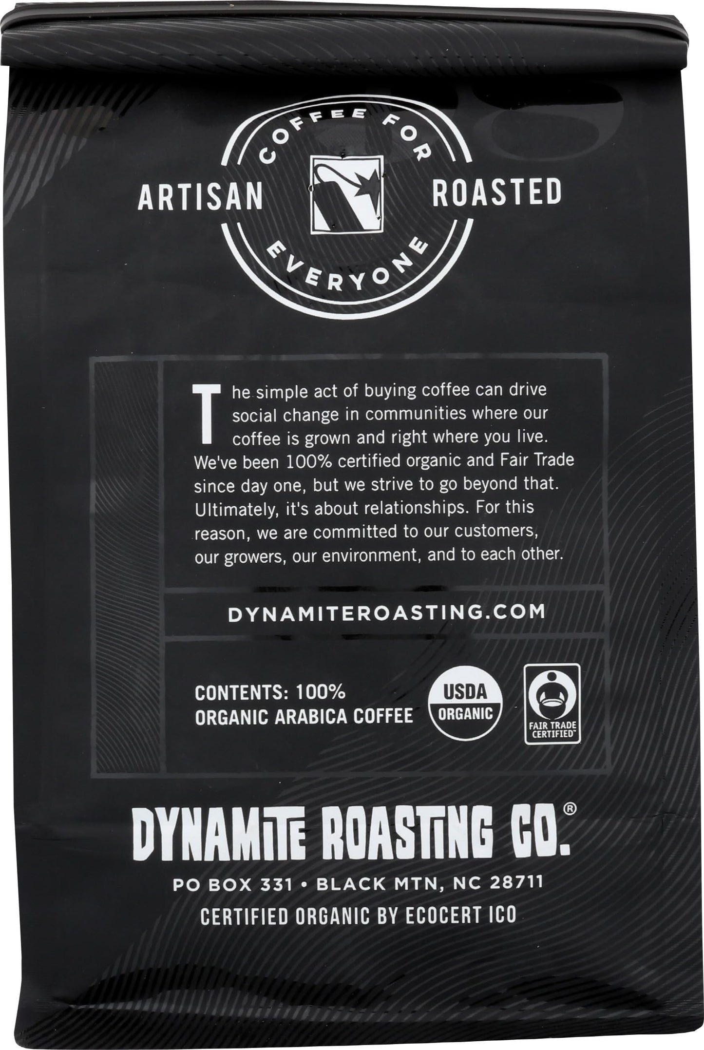 Dynamite Roasting, Coffee Sumatra Organic, 12 Ounce