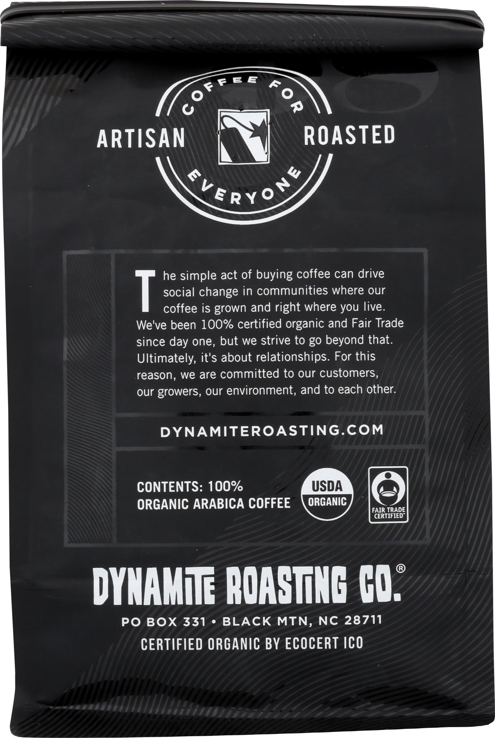 Dynamite Roasting, Coffee Sumatra Organic, 12 Ounce