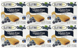 Glutino Gluten Free Breakfast Bars, Blueberry, 5-Count Boxes, 7.05oz, (Pack of 6)