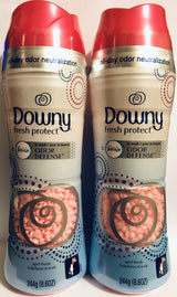 Downy Fresh Protect - in-Wash Odor Defense - April Fresh Scent - Net Wt. 8.6 OZ (244 g) Per Bottle - Pack of 2 Bottles