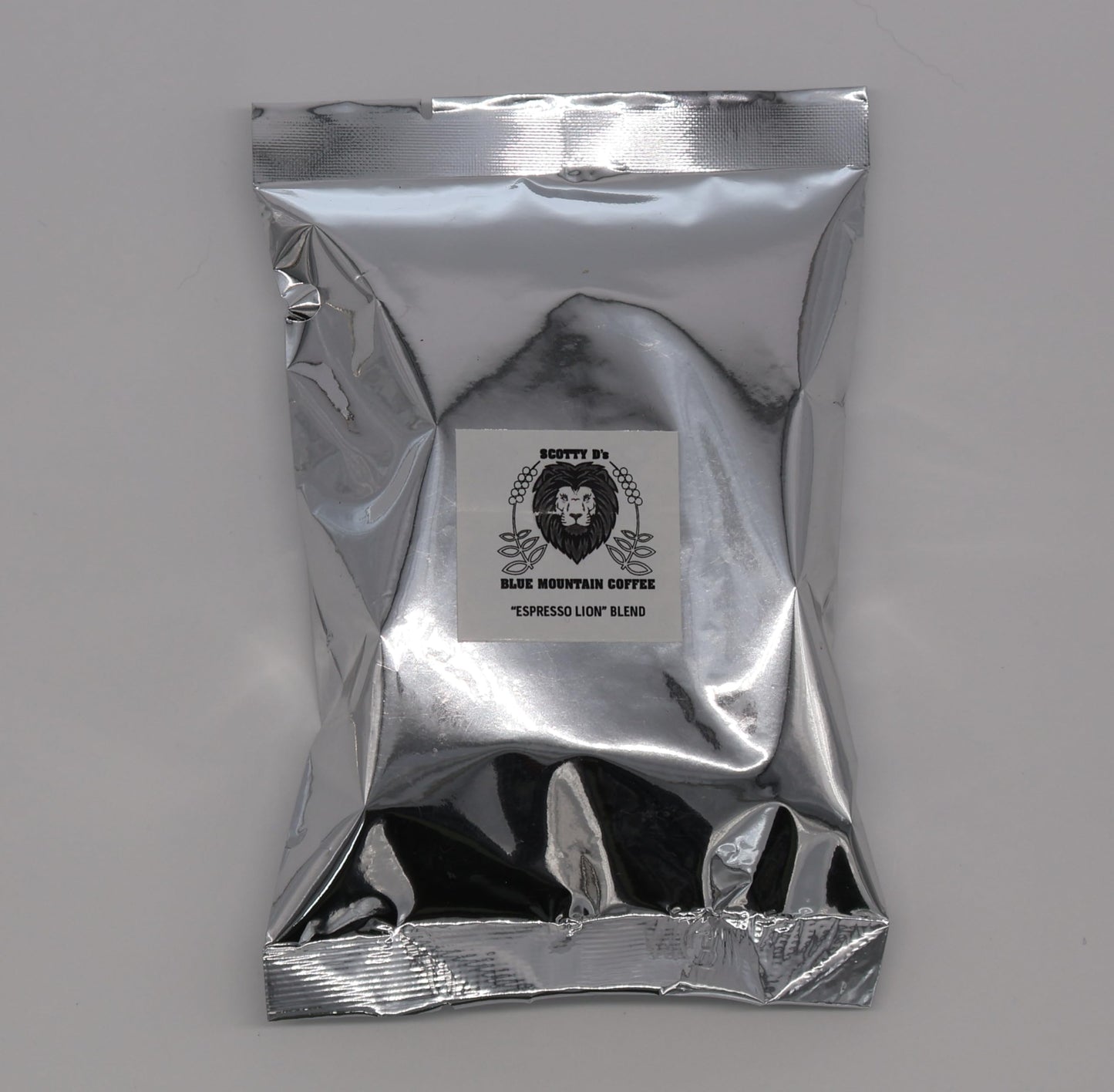 Scotty D's Jamaican Coffee "Espresso Lion" Blend- Blue Mountain Espresso Blend (French Roast)(Dark Roast) 3 oz. (Ground Coffee)