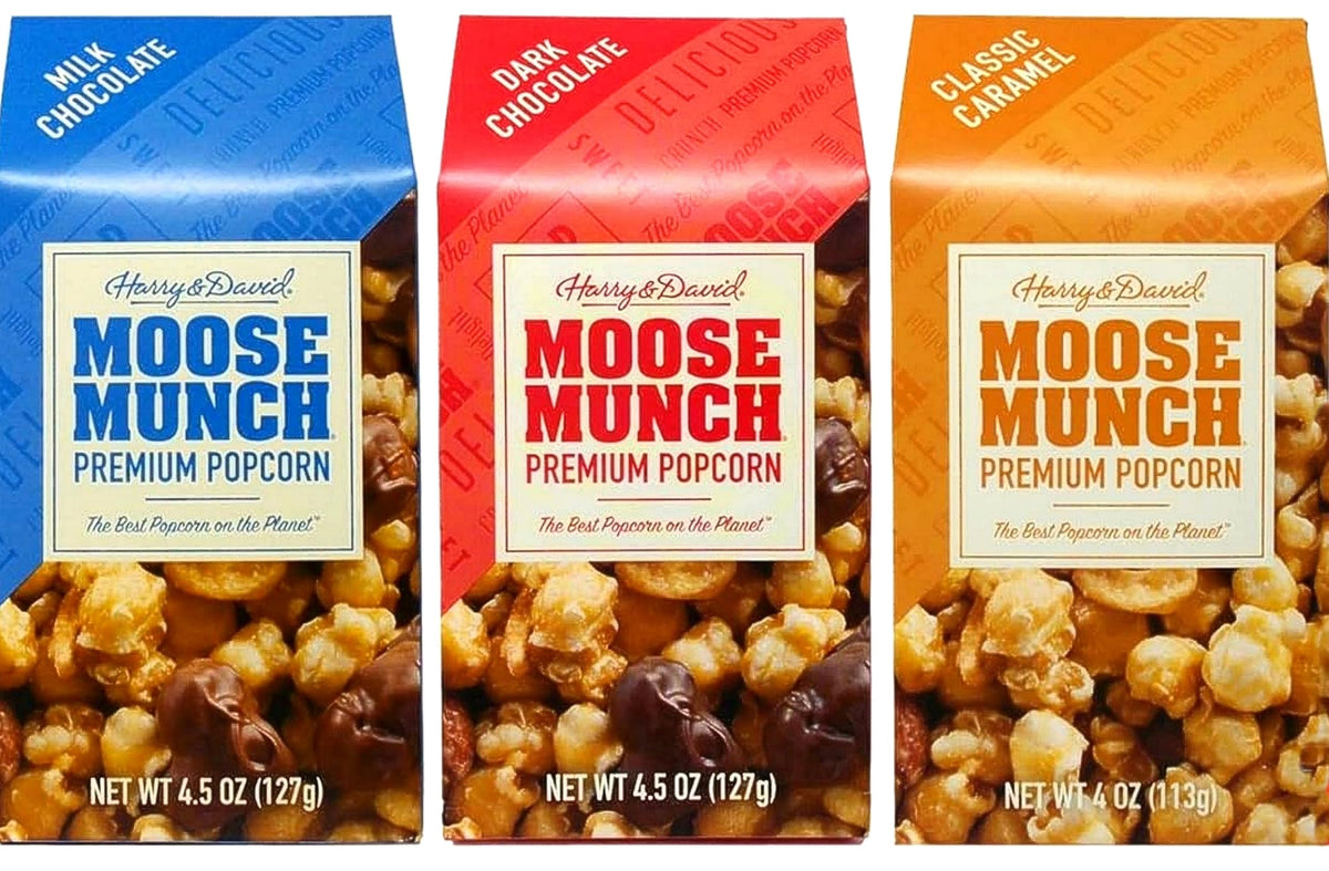 Harry & David Premium Gourmet Popcorn 3 Flavor Variety Pack Of 3