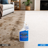 GEODE Carpet Cleaner Solution for Machines - Enzyme Carpet Cleaner & Deodorizer for Deep Cleaning, Pet Stain & Odor Remover, Non-Toxic Concentrated