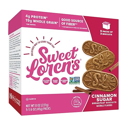 Sweet Loren's Gluten Free & Vegan Cinnamon Sugar Breakfast Biscuits