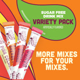 Wyler’s Light Island Flavors Variety Pack, Singles To Go Sugar Free Drink Mix, Low Calorie Water Enhancer, 30 Sticks, Piña Colada, Rainbow Sherbet