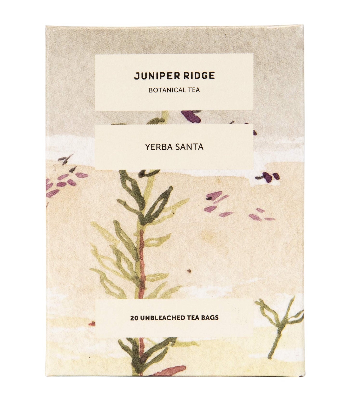Juniper Ridge Yerba Santa Botanical Tea - Smooth & Sweet, Rich Earth, & Toasty Aroma Notes - Vegan, Caffeine Free & Gluten Free - 20 Unbleached