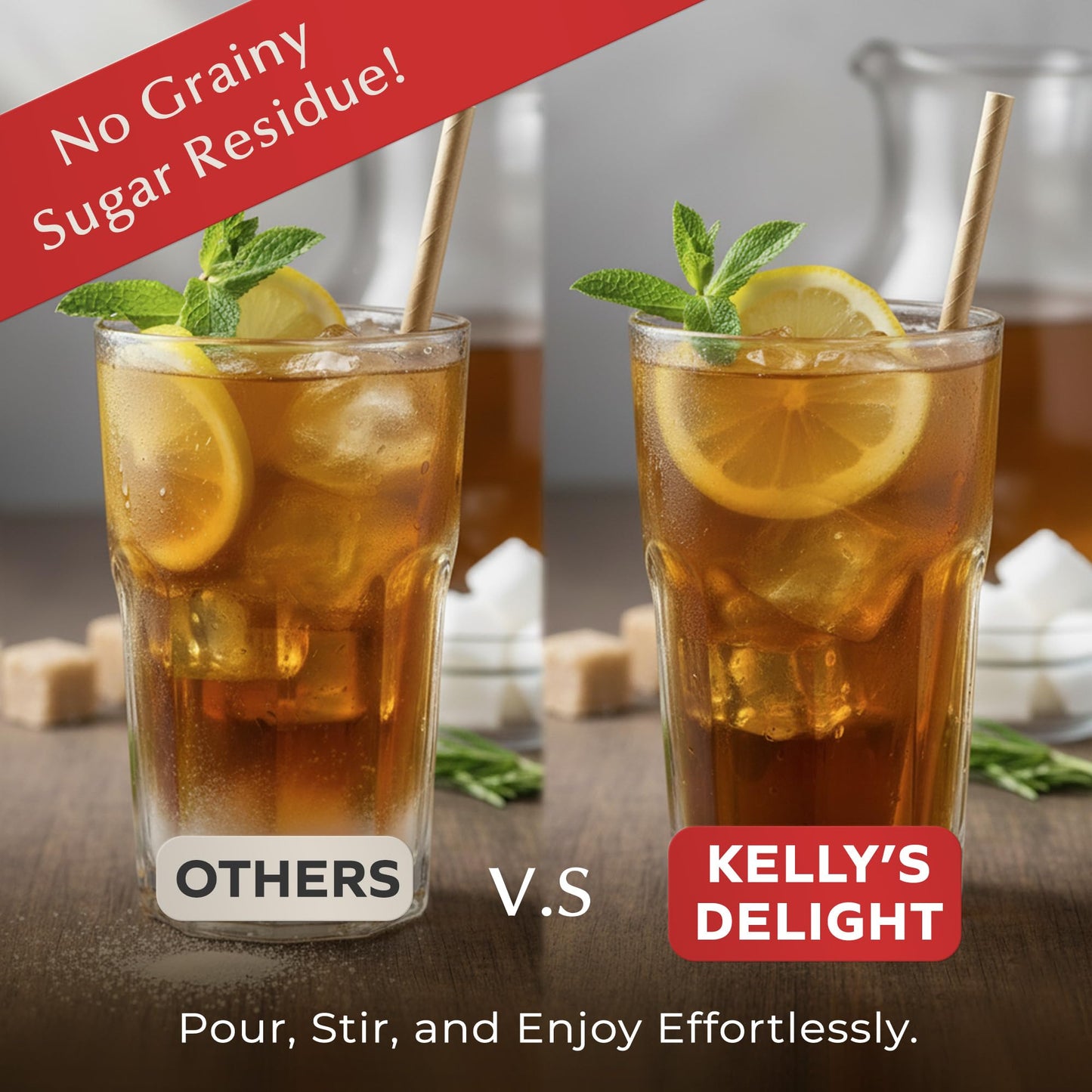 Kelly's Delight: All Natural Liquid Cane Sugar 16oz (473ml)