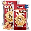 Rosie’s Beef Tallow Chips - Kettle Cooked Potato Chips in Grass Fed Beef Tallow - Non-GMO Idaho Potatoes with Vera Sea Salt - Seed Oil Free Snacks