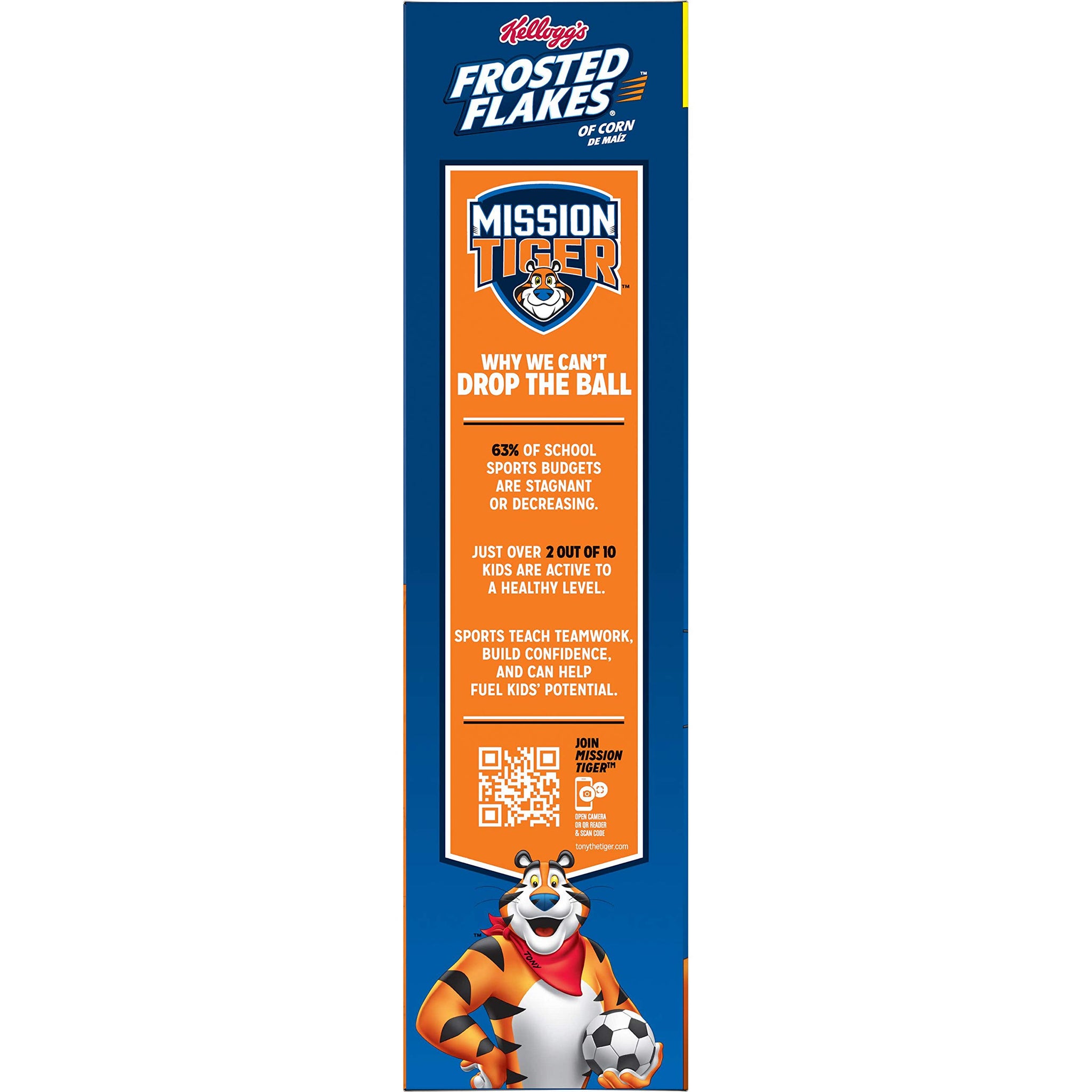 Kellogg's Frosted Flakes, Breakfast Cereal, Original, Giant Size, 33.5oz Box