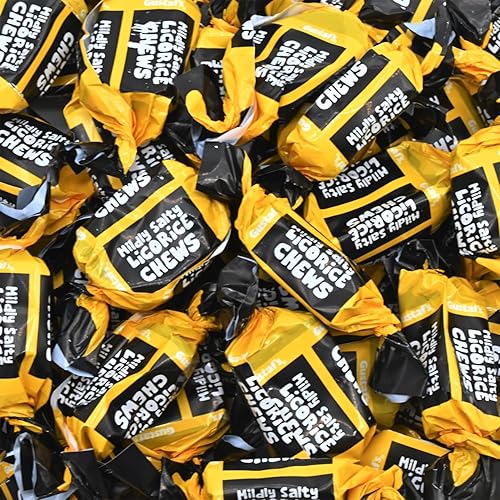 Candy Retailer Mildly Salty Licorice Chews 1 Lb