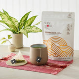SUGIMOTO TEA Japanese Genmaicha with Matcha Green Tea Bags 20 Count