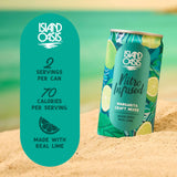 Island Oasis Nitro Infused Margarita Craft Mixer, 8.4 fl oz, pack of 4, Naturally Flavored Mocktail & Non-Alcoholic Mixer