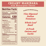 Rao's Homemade Creamy Marinara with Mascarpone Sauce Made with Italian Tomatoes, 24 oz