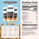 Hudson Henry Maple Pecan Coconut Granola | Gluten Free Granola with Nuts & Seeds | Vegan, Non-GMO & Small Batch Baked with Pure Maple Syrup & Extra